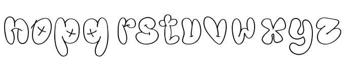 CF Balloongun Regular Font LOWERCASE