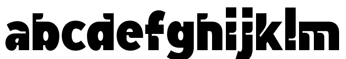 CF Behame Extra Bold Font LOWERCASE