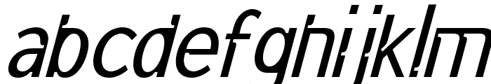 CF Behame Light Italic Font LOWERCASE