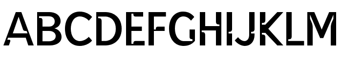 CF Behame Regular Font UPPERCASE