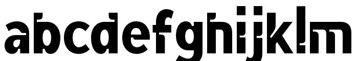 CF Behame Semi Bold Font LOWERCASE