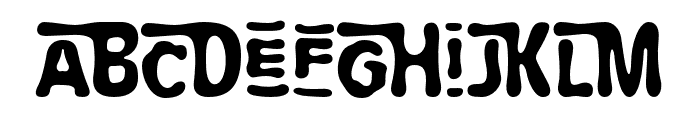 CF Bubblelock Font LOWERCASE