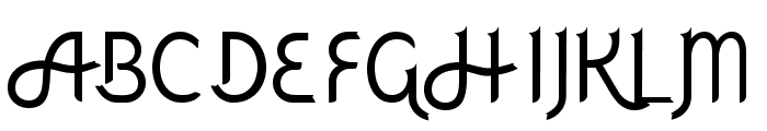 CF Dhurman Regular Font UPPERCASE