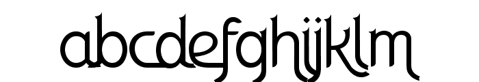 CF Dhurman Regular Font LOWERCASE