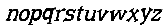 CF Dustbowl Italic Font LOWERCASE