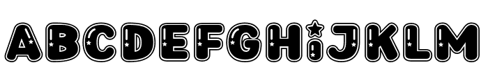 CF First Star Font LOWERCASE
