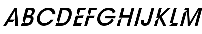 CF Fortusnova Italic Font UPPERCASE