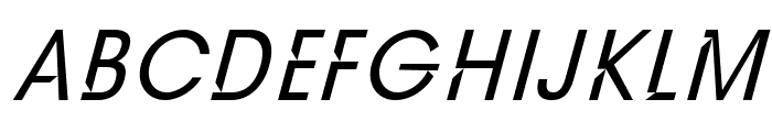 CF Fortusnova Light Italic Font UPPERCASE