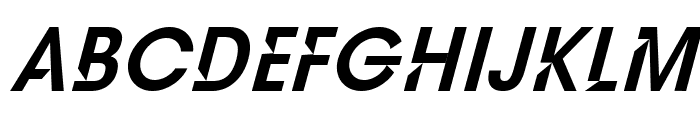 CF Fortusnova Medium Italic Font UPPERCASE