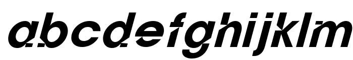 CF Fortusnova Semi Bold Italic Font LOWERCASE