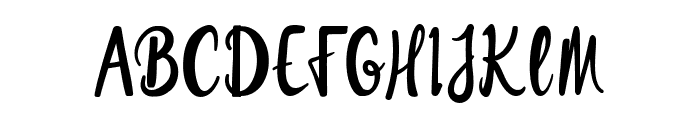 CF Gahmful Regular Font UPPERCASE