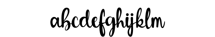 CF Gahmful Regular Font LOWERCASE