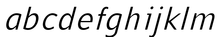 CF Gouble Light Italic Font LOWERCASE