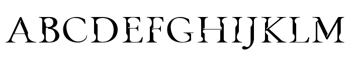 CF Havarti Exanded Nm X-Height Font UPPERCASE