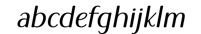 CF Kettya Italic Font LOWERCASE