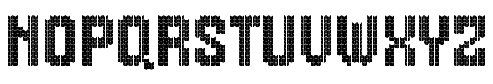 CF - Knitted Sweater Font UPPERCASE