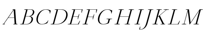 CF Lokira Italic Font UPPERCASE