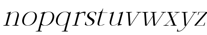 CF Lokira Italic Font LOWERCASE