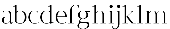 CF Lokira Regular Font LOWERCASE