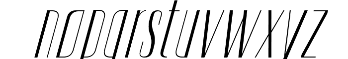 CF Lusso Light Italic Font LOWERCASE