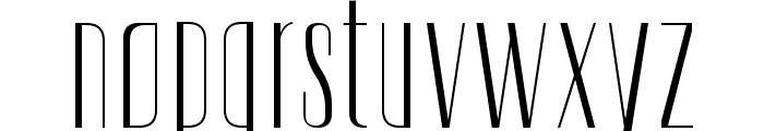 CF Lusso Light Font LOWERCASE