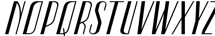 CF Lusso Medium Italic Font UPPERCASE