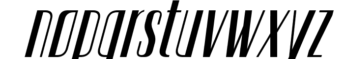 CF Lusso Medium Italic Font LOWERCASE