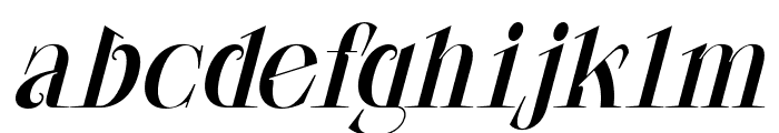 CF Morgause Bold Italic Font LOWERCASE