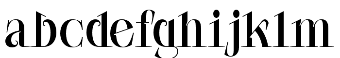 CF Morgause Bold Font LOWERCASE