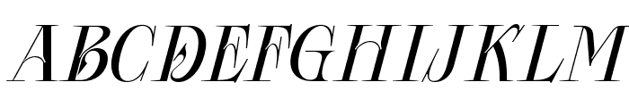 CF Morgause Medium Italic Font UPPERCASE