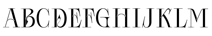 CF Morgause Regular Font UPPERCASE