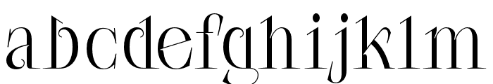 CF Morgause Regular Font LOWERCASE