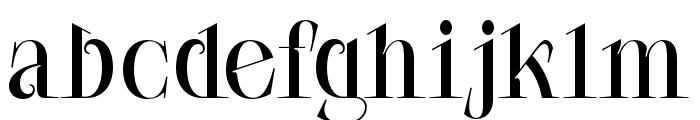 CF Morgause Semi Bold Font LOWERCASE