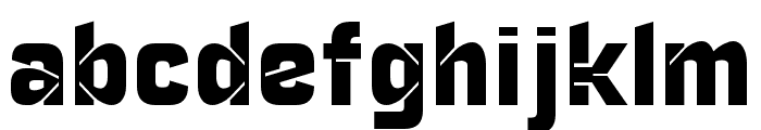 CF Notche Black Font LOWERCASE