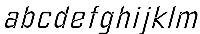 CF Notche Italic Font LOWERCASE
