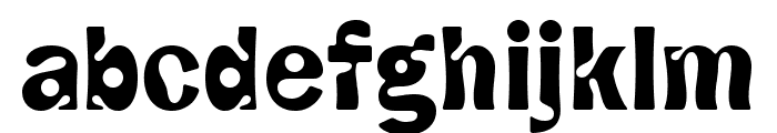 CF Numaposa Regular Font LOWERCASE