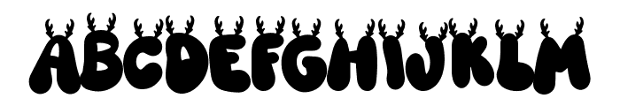 CF Oh Deer Font UPPERCASE