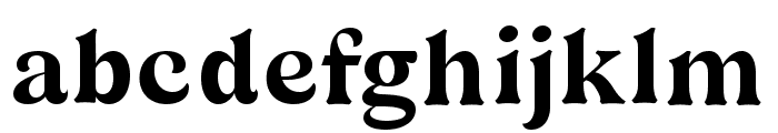 CF Oliviera Bold Font LOWERCASE