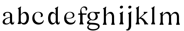 CF Oliviera Regular Font LOWERCASE