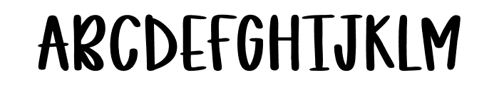 CF - Preppy Cheer Font UPPERCASE