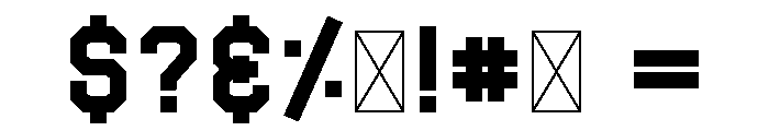 CF - Preppy Varsity Bold Font OTHER CHARS