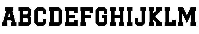 CF - Preppy Varsity Bold FONT