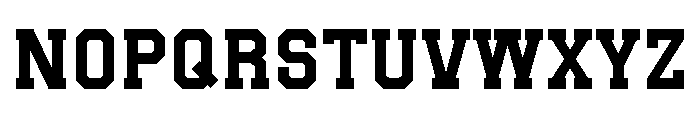 CF - Preppy Varsity Bold Font LOWERCASE