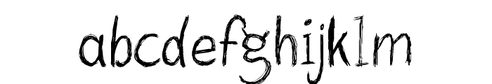 CF Tetragone Regular Font LOWERCASE