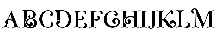 CF Winterberry Regular Font UPPERCASE