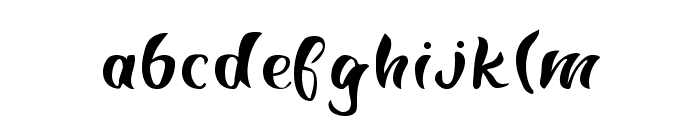 CG Affection Font Regular Font LOWERCASE
