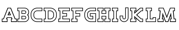 CG Athletic Font Regular Font UPPERCASE