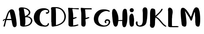 CG CRISPY FONT Regular Font UPPERCASE