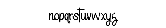 CG Cutey Font Regular Font LOWERCASE