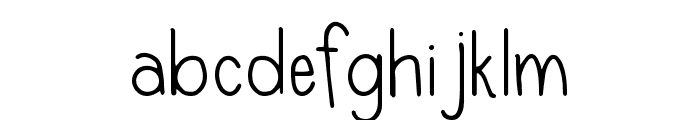 CG Dainty Font Regular Font LOWERCASE